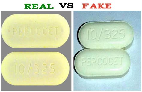 how to tell if percocets are counterfeit